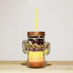 Tequila Sunrise koktélkeverék kaktusz alakú pohárban